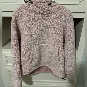 Pink teddy hoodie size medium
